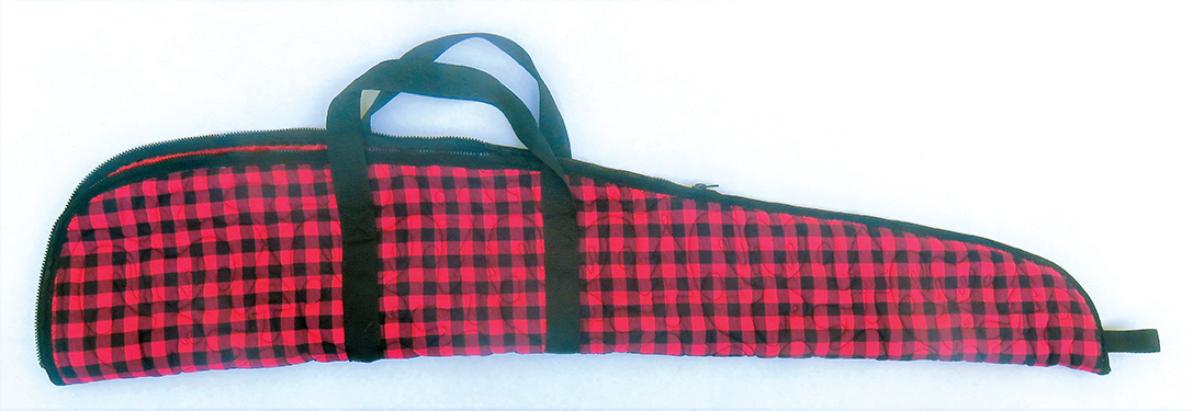 The quilted rifle case which is the wide version for scoped rifles.